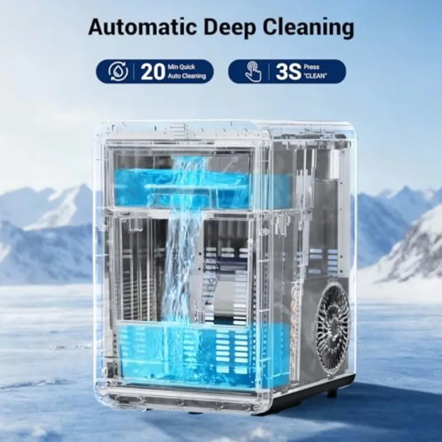 MDNG Nugget Ice Maker 44 Lbs Daily Countertop Self Cleaning