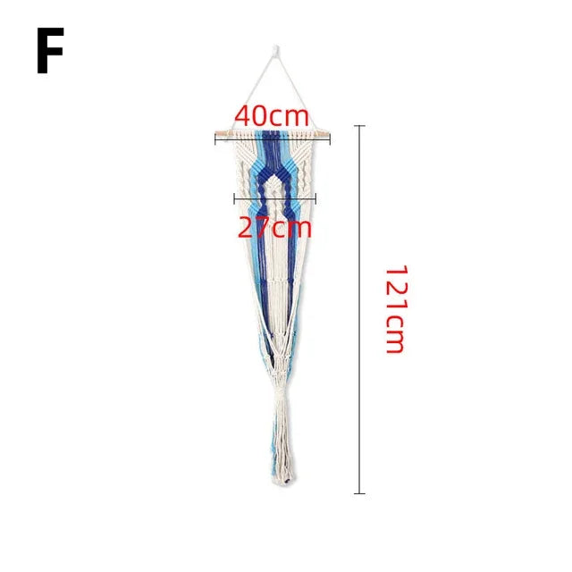 LEZIZI Handwoven Cotton Tapestry Pet Hammock Swing Bed Macrame