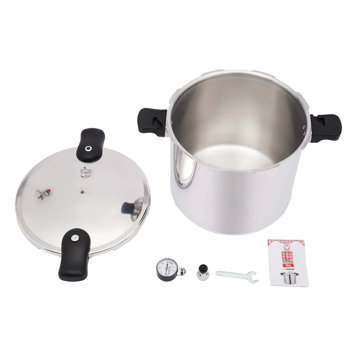 Explosion Proof Aluminum Alloy Pressure Cooker 90Kpa For Gas Stoves