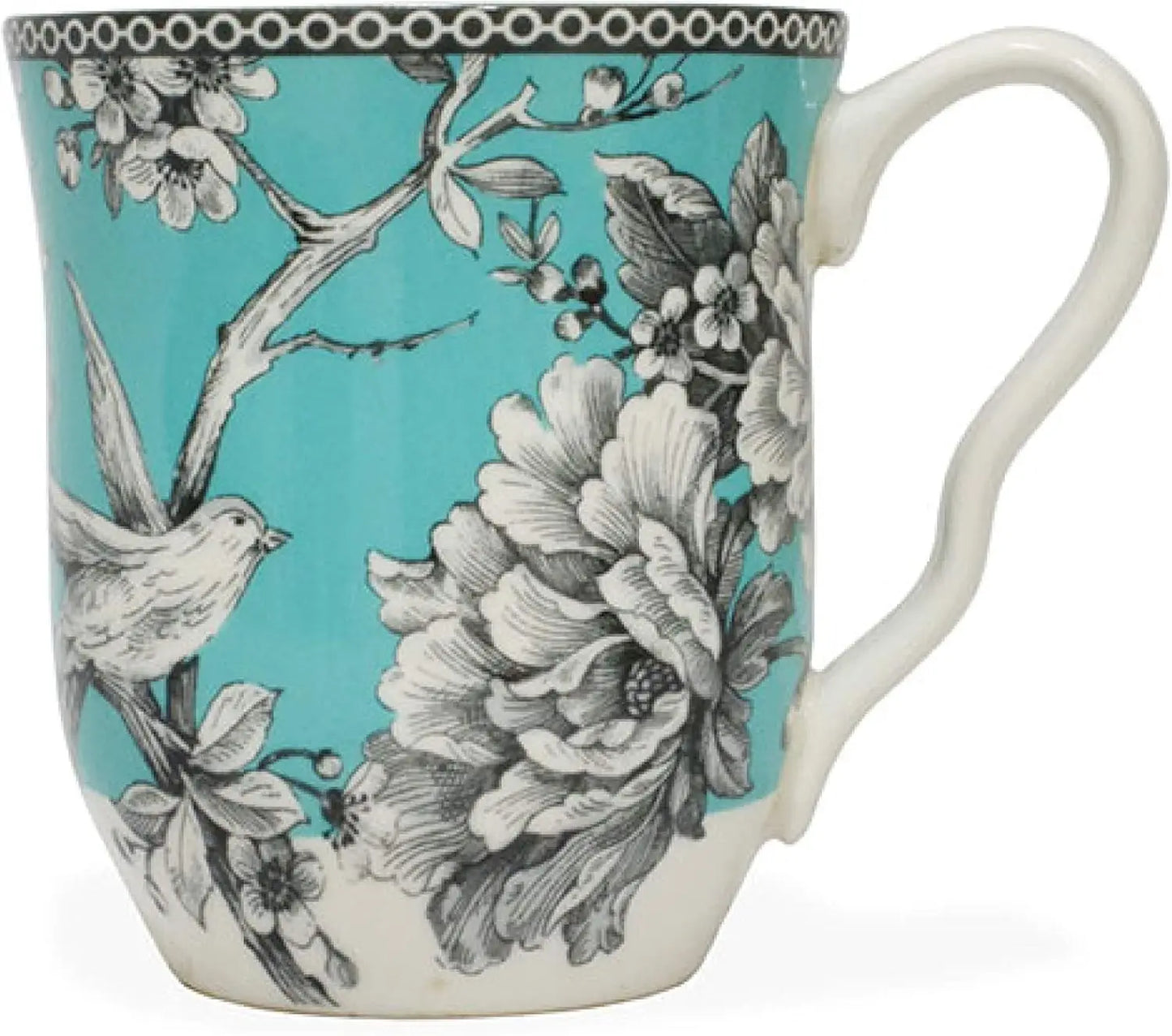 Adelaide Floral Square Dinnerware Set Service For 4