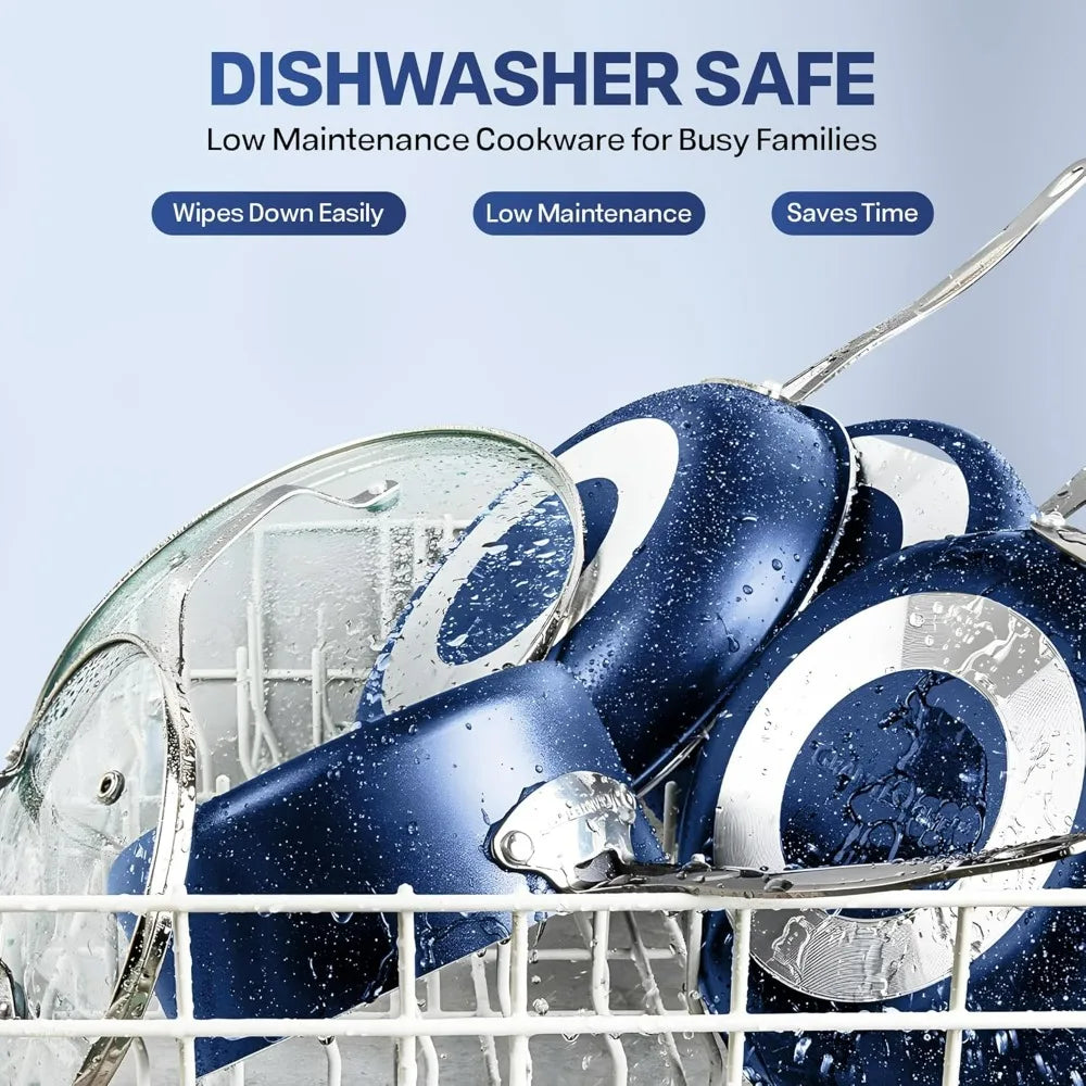 Granitestone Nonstick Cookware Set With Pots And Pans Collection