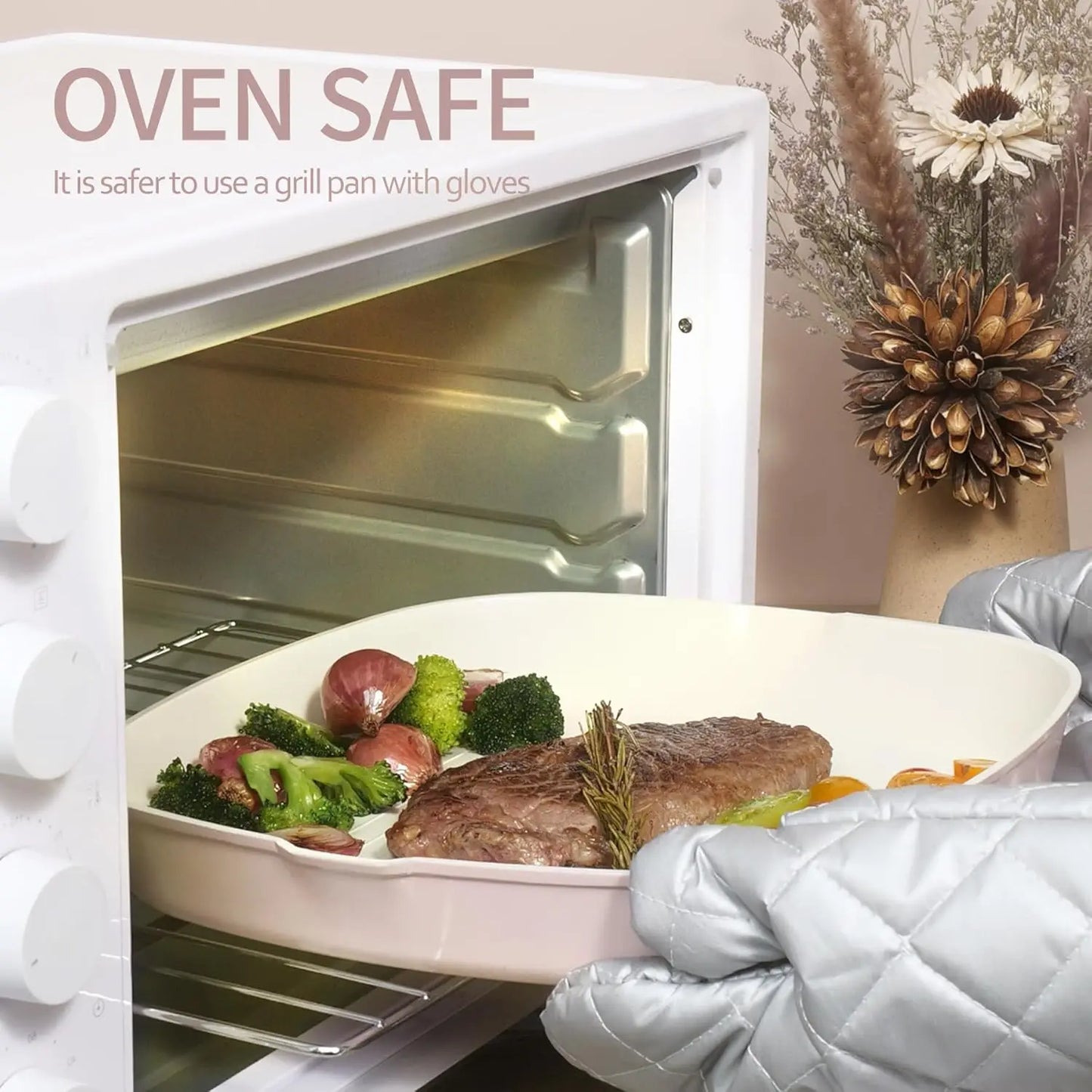 Iosn Nonstick Detachable Handle Cookware Set Induction Cooking