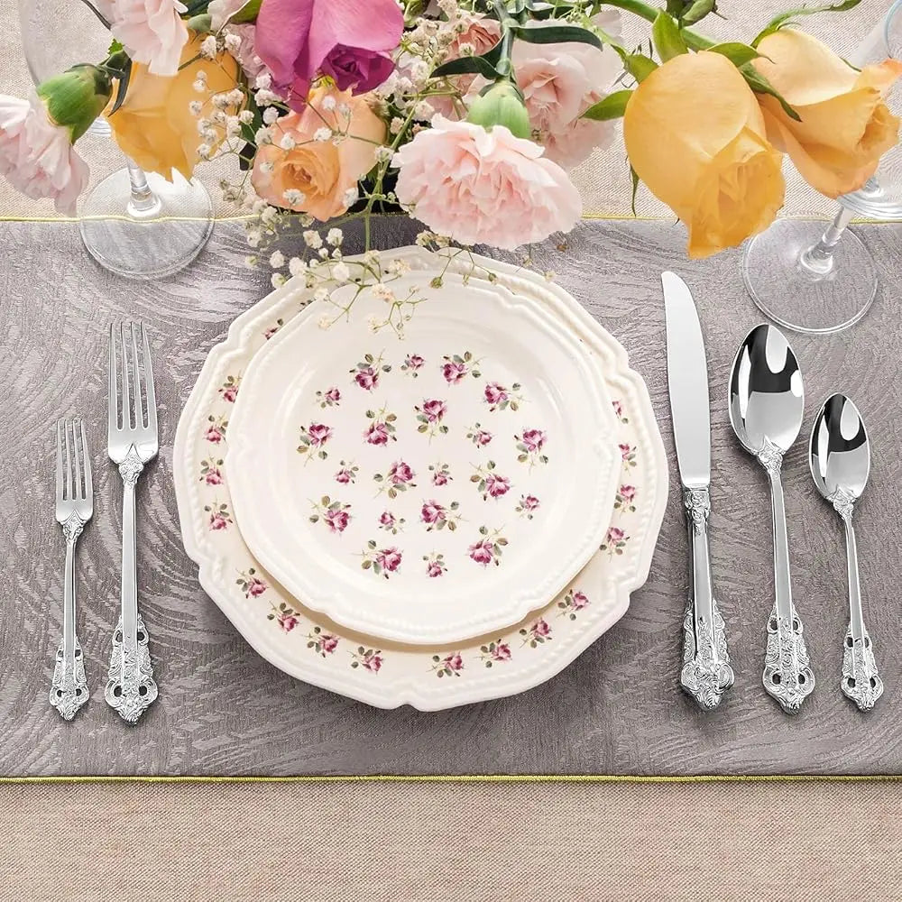 Bonjean 20 Piece Stainless Steel Flatware Set 4 Dishwasher Safe