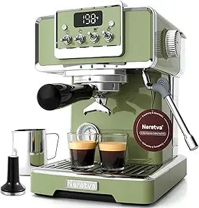 XMSJ Espresso Machine 15 Bar With Powerful Milk Frother
