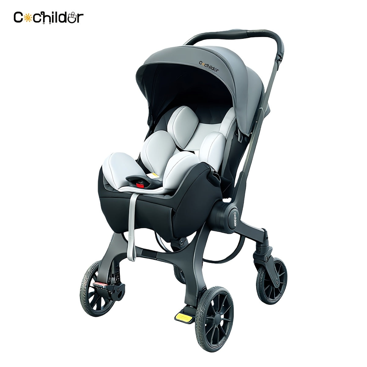 Cochildor Reversible Foldable Baby Stroller Sunshade Safety Belt