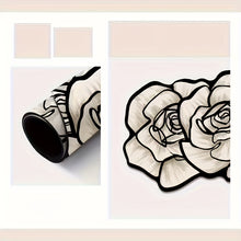 Elegant Floral Diatomite Bathroom Mat Set 3 Piece Non Slip