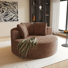 Corduroy Modular Sofa Bed With Built-In Pillows For Living Room