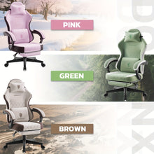 Ergonomic Gaming Chair With Pocketed Spring Cushion
