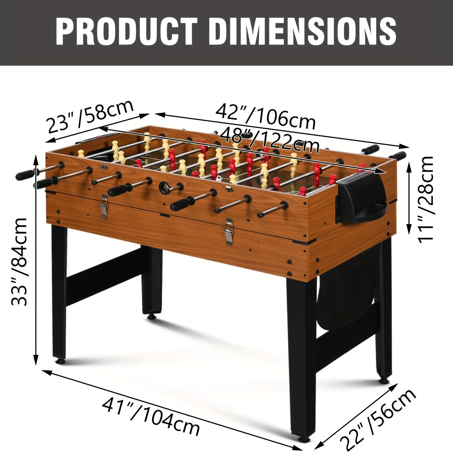 KULAMOON 7 In 1 Multi Game Table Set For Residence