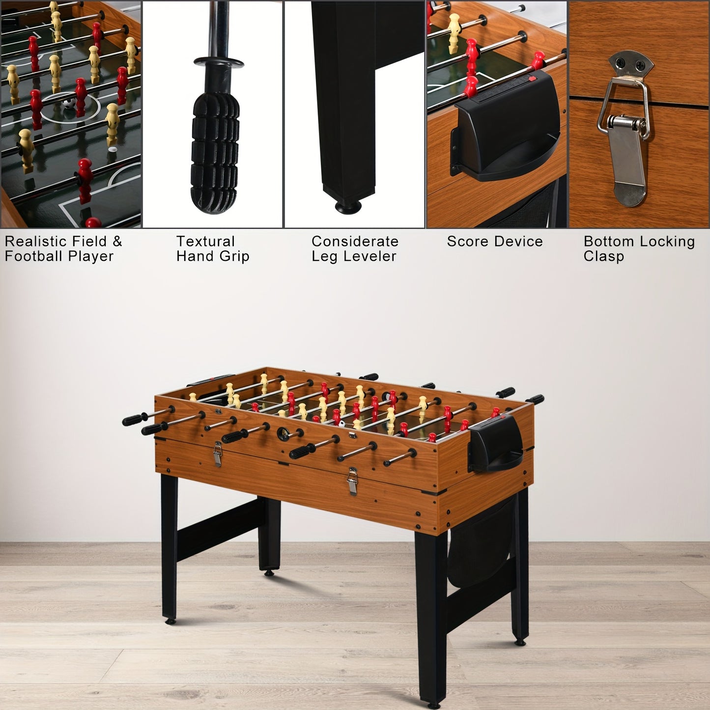KULAMOON 7 In 1 Multi Game Table Set For Residence