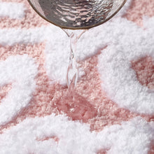 Cute Polyester Bath Rug With 1800 GSM Backing Oblong Mat