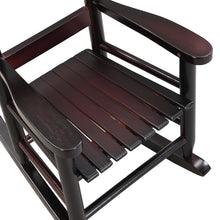 GINOST Rocking Oak Chair Indoor Outdoor Kids Durable