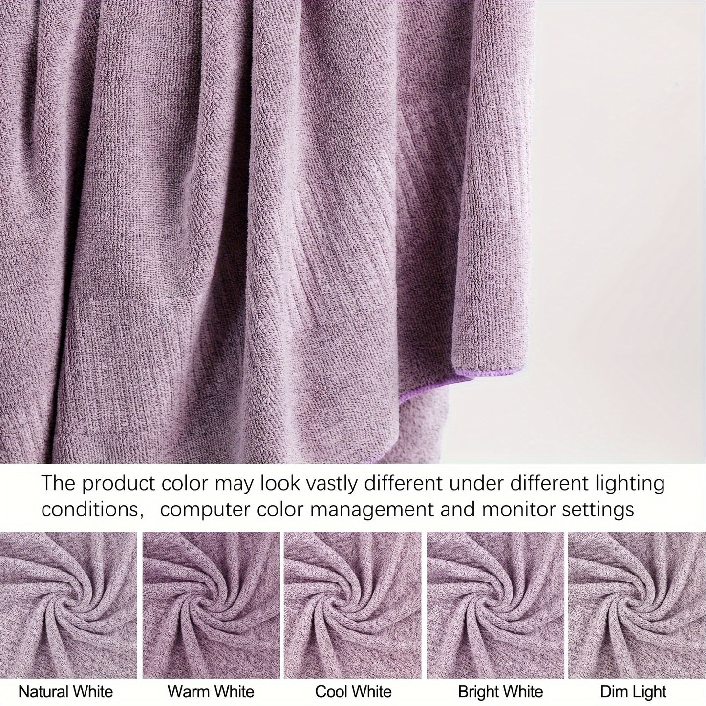 Bamboo Fiber Bath Towel Set 4 Pack Premium Soft Absorbent