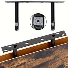 LDQ Rustic Floating Shelves With Hidden Brackets For Wall Decor