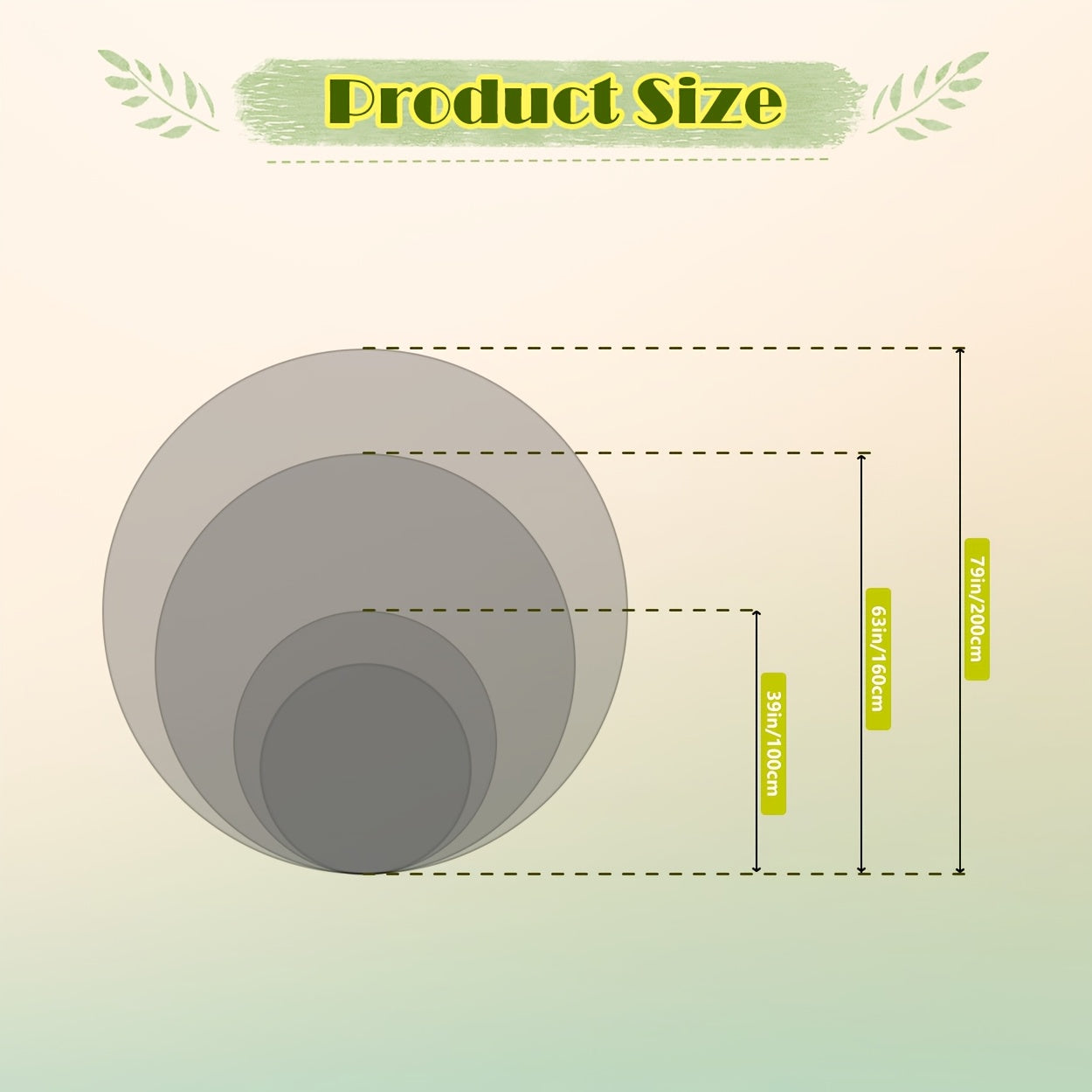 ZULIDA 2D Round Floral Carpet Polyester Machine Washable