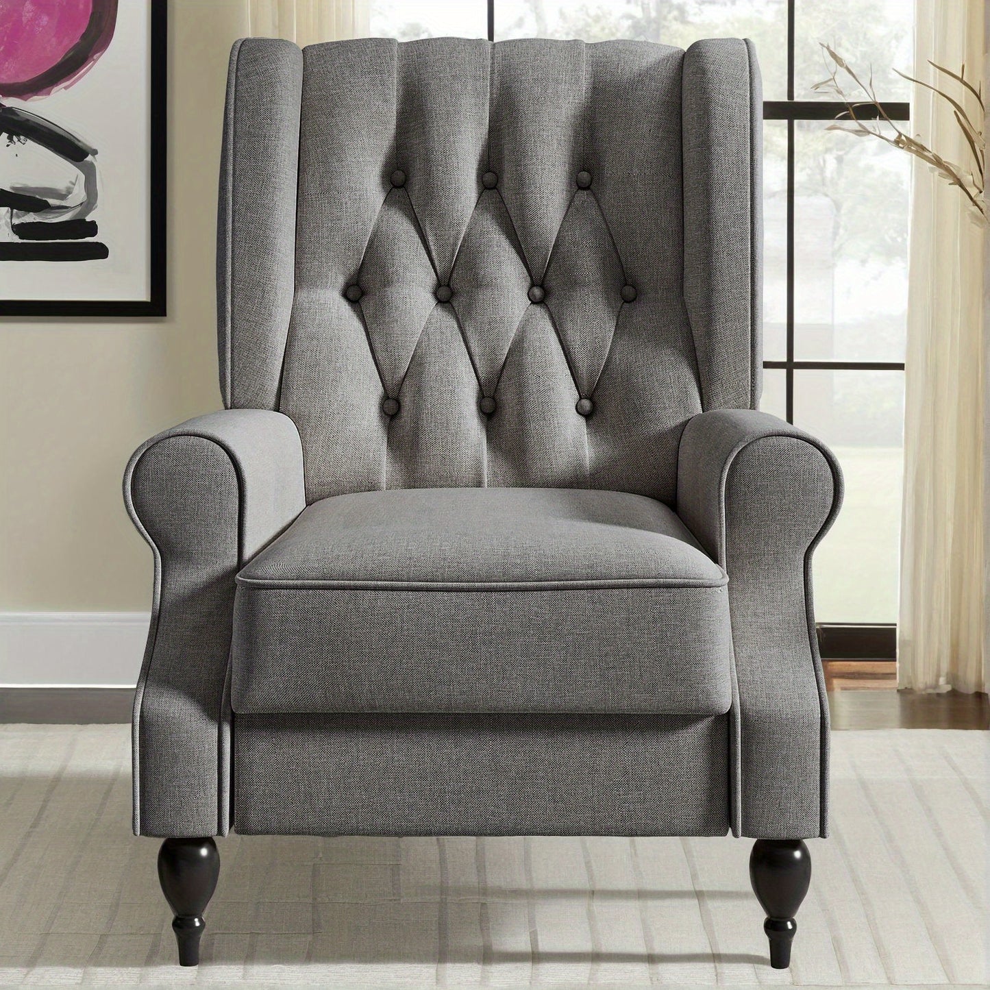 PAPAJET Wingback Recliner Chair For Adults With Push Back