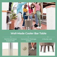 MULTIGOT Heavy Duty Cooler Bar Table ThreeInOne Convertible Outdoor