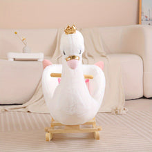 Swan Rocking Horse For Baby Use Home Outdoor Toy Gift