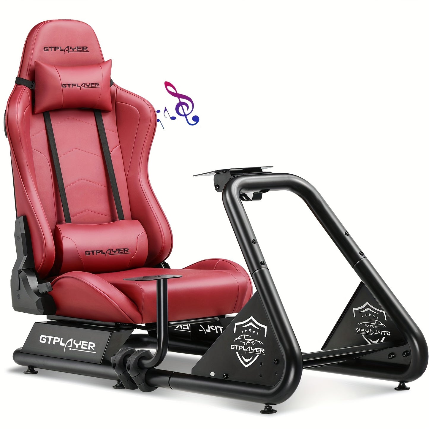 GTRACING Racing Simulator Cockpit with Seats and Alloy Steel Frame