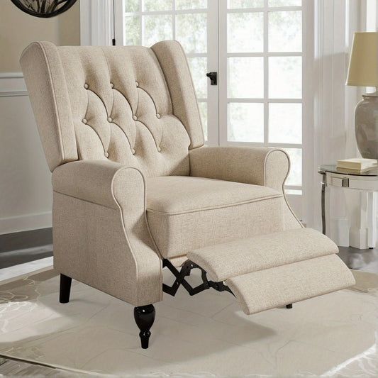 PAPAJET Wingback Recliner Chair For Adults With Push Back