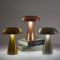 Mushroom Table Lamp With Dimmable Touch Control Ambient Lighting
