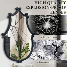 Farmhouse Vanity Mirror Rustic Wall Mount for Living Room Bathroom