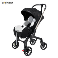 Cochildor Reversible Foldable Baby Stroller Sunshade Safety Belt