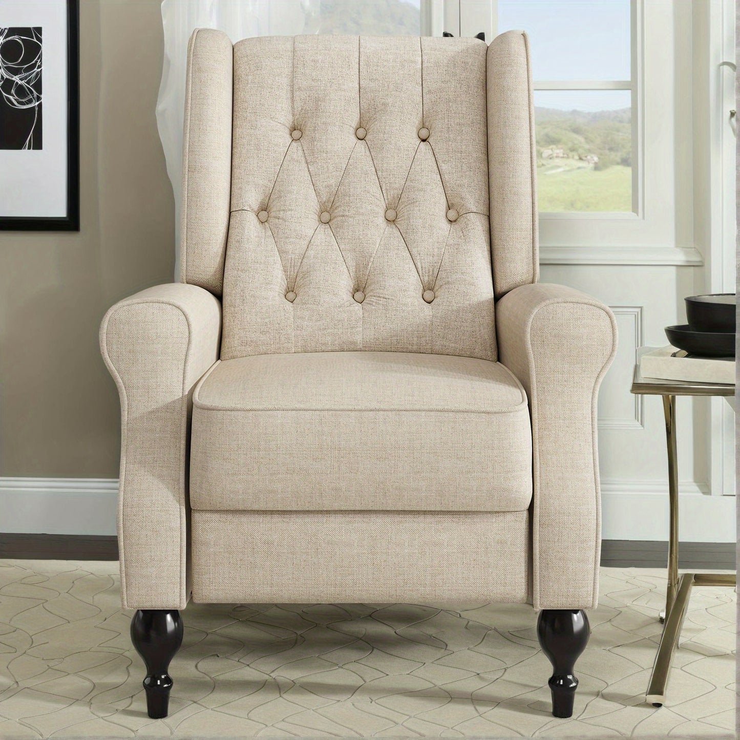 PAPAJET Wingback Recliner Chair For Adults With Push Back