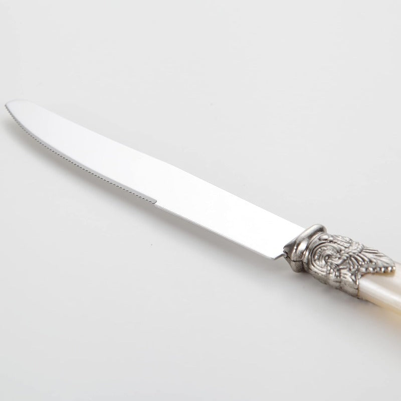 Reverie Stainless Steel Vintage Flatware Set Dishwasher Safe