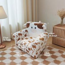 Kids Memory Foam Lounger Sofa With Machine Washable Cover