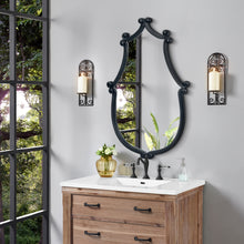Farmhouse Vanity Mirror Rustic Wall Mount for Living Room Bathroom
