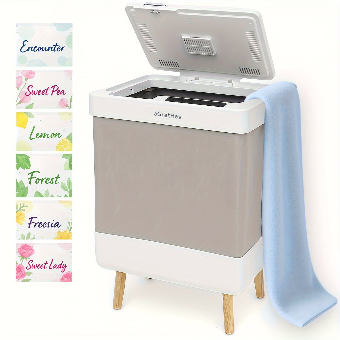 AGRATHAV Foldable Towel Warmer Bath Blanket Heater With Timer