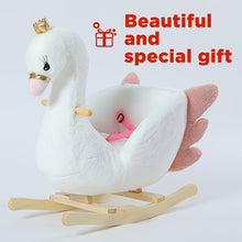 Swan Rocking Horse For Baby Use Home Outdoor Toy Gift