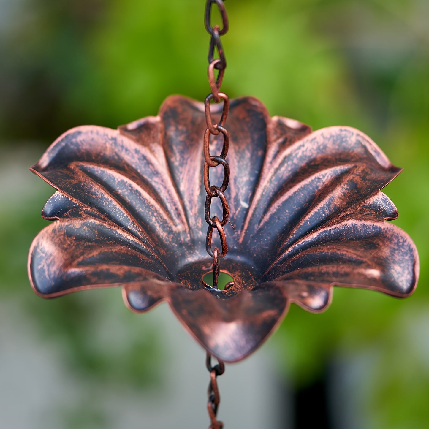 Metal Hummingbird Rain Chain for Durable Outdoor Garden Decor