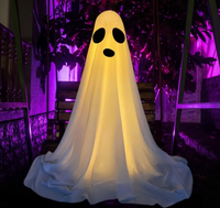 Spooky Ghost Halloween Decorations for Seasonal Party Displays