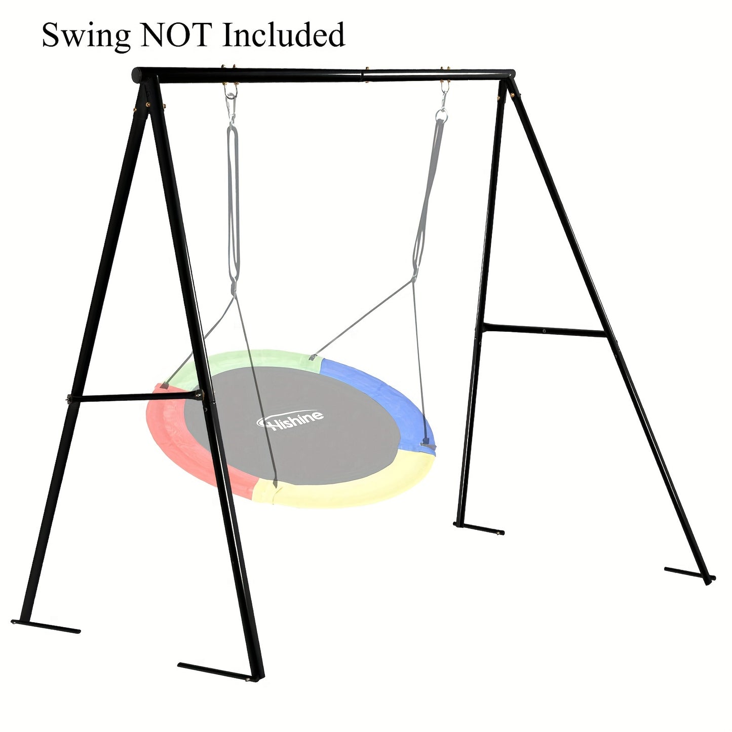 HISHINE Heavy Duty Steel Swing Stand With Ground Pegs
