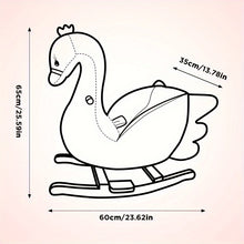 Swan Rocking Horse For Baby Use Home Outdoor Toy Gift