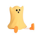Halloween Silicone Ghost Touch Control Bedside Lamp With Soft Glow