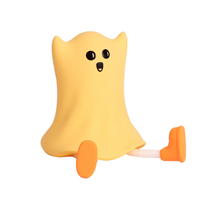 Halloween Silicone Ghost Touch Control Bedside Lamp With Soft Glow
