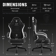 Ergonomic Gaming Chair With Pocketed Spring Cushion