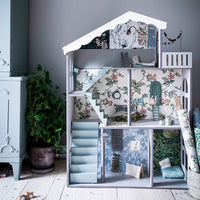 HILIROOM 3 Tier Freestanding Kids Bookshelf Dollhouse Storage