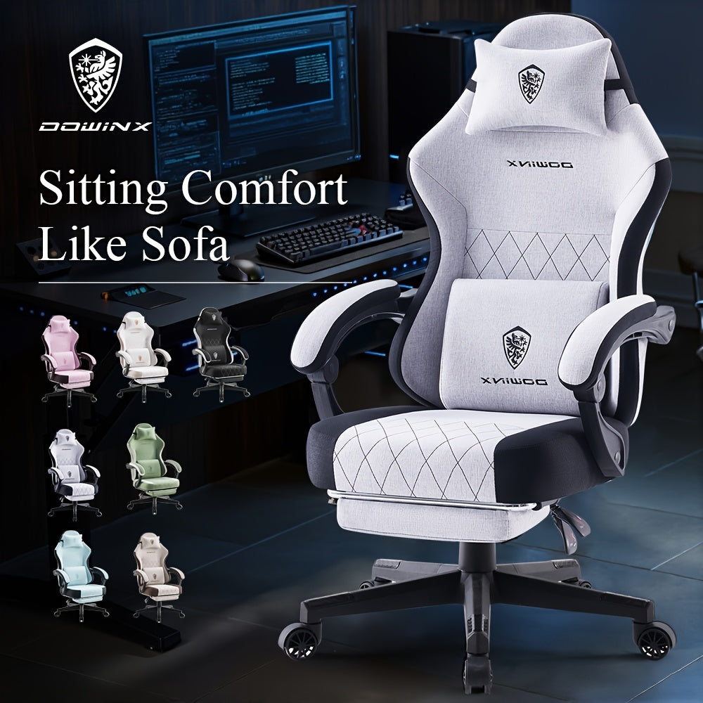 Ergonomic Gaming Chair With Pocketed Spring Cushion