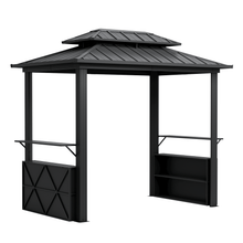 OYEROL All Weather Grill Gazebo with Galvanized Steel Frame