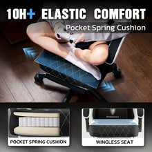 Gaming Chair With Breathable Fabric And 300 Lbs Weight Capacity