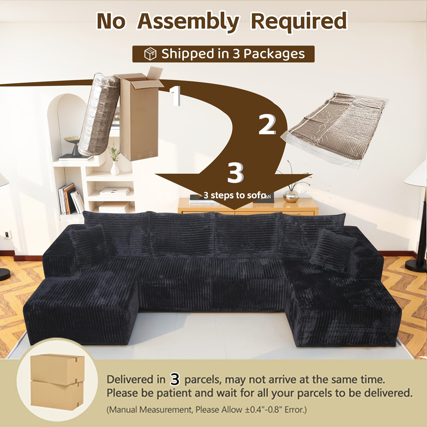 Cloud Shaped Frameless Beanbag Sofa For Living Room Lounge