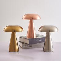 Mushroom Table Lamp With Dimmable Touch Control Ambient Lighting