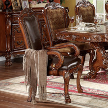 Vinyl Upholstery-Like Arm Chair With Nailhead Trim And Manual Recline