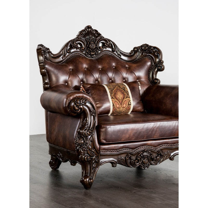 Palenci Heirloom Luxury Accent Chair With Button Tufted Back
