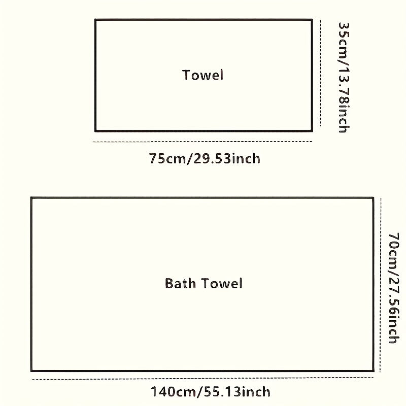 Lace Embroidered Microfiber Towel Set 3pc Bath Towels