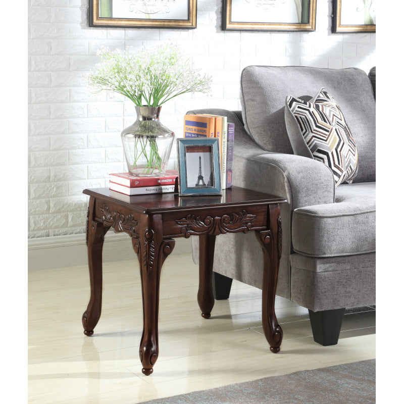 GINOST Wood Coffee And End Table Set With MDF Frame